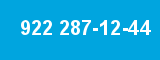 922 287-12-44 922 287-12-44